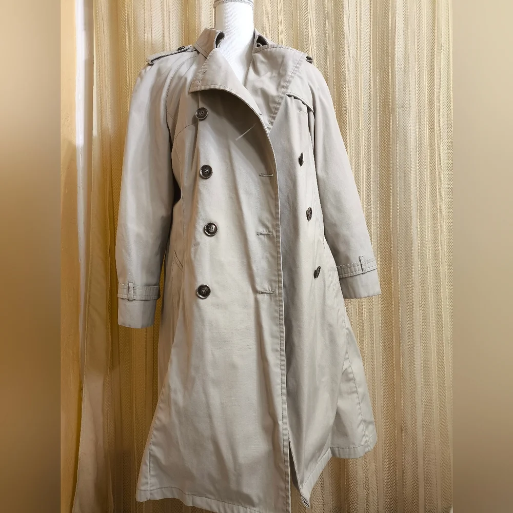 London Fog Trench Coat 14 - Picture 3 of 7